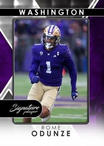 STADIUM PLUS 2023 Roma Odunze JR ROOKIE CARD / WASHINGTON HUSKIES - 1° giro - Foto 1 di 2