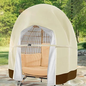 Outdoor Patio Hanging Egg Chair Cover Double Waterproof Oxford Outdoor Pod - Picture 1 of 10