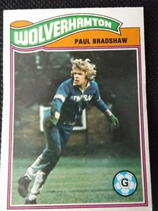 VINTAGE 1978 FOOTBALL CARDS-SINGLE CARD NO.308 "PAUL BRADSHAW" -TOPPS INC.1978 - Picture 1 of 2