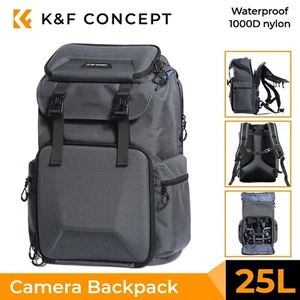 K&F Concept Camera Backpack Hard Shell Camera Bag Large Capacity Photography 25L - Picture 1 of 14