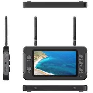 5.8G FPV Monitor With DVR 40CH 4.3 Inch LCD Display 16:9 NTSC/PAL For RC FPV - Picture 1 of 10