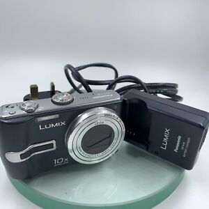 Panasonic Leica Objektiv Lumix DMC-TZ2 Digitalkamera 10x optischer Zoom + Ladegerät # 808