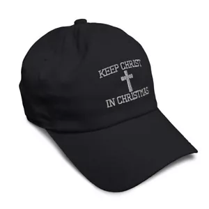 Soft Women Baseball Cap Keep Christ in Christmas Embroidery Dad Hats for Men - Picture 1 of 55