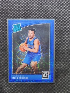 2018 Donruss Optic Jalen Brunson RC Blue Velocity #179 - Picture 1 of 2