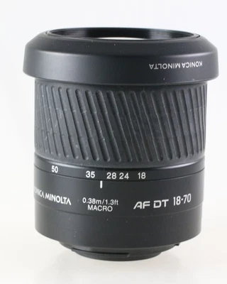 Konica Minolta AF DT 18-70Mm 18-70 Mm 3.5(22)-5.6 Zoom Lens Dynax Sony - Image 1 of 4