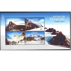 MINT 2013 AAT ANTARCTIC MOUNTAINS STAMP MINI SHEET - Picture 1 of 1
