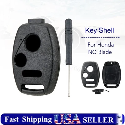 For 07 2008 2009 2010 2011 2012 2013 Honda CR-V Remote Key Fob Uncut Shell Case - Image 1 of 4