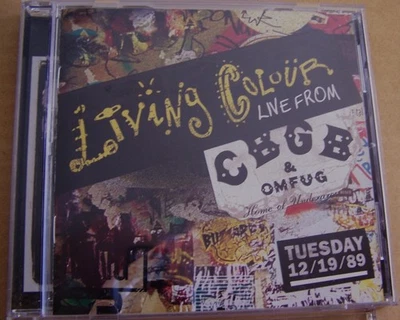 Living Colour. Live From CBGB'S & Omfug on the Epic/Legacy label Foto 1 de 4