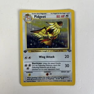 1999 Pokemon TCG Pidgeot Jungle 1st Edition Holo Rare 8/64 Collectible Vintage - Bild 1 von 10