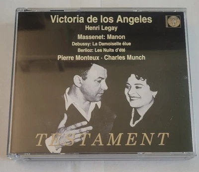 Massenet: Manon- Victoria de los Angeles- Henri Legay - 3CDs W/Booklet 7010 - Image 1 of 3