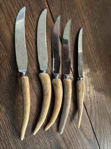 rich’s sheffield england set of 5 knives vintage - Picture 1 of 4
