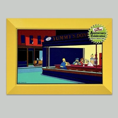 The Simpsons 2000 Rare Art Trading Card Comics Chase Vintage Retro Memorabilia - Image 1 of 4