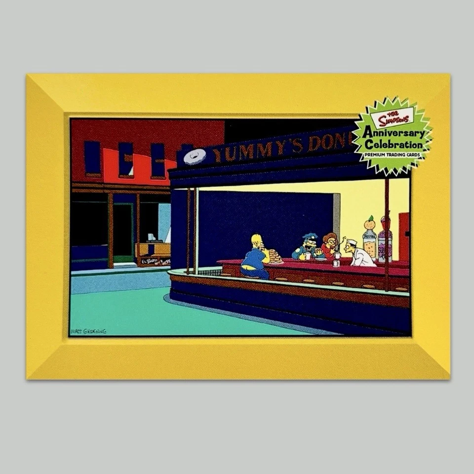 The Simpsons 2000 Rare Art Trading Card Comics Chase Vintage Retro Memorabilia - Image 1 of 4
