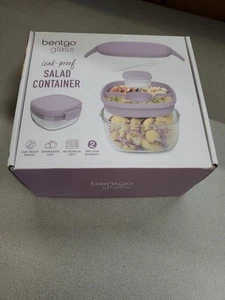Bentgo Glass All In One Leak Proof Salad Container LAVENDER - Picture 1 of 6