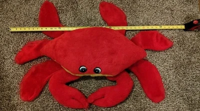 Очень редкий гигантский плюшевый краб 1981 художественные игрушки мягкое животное красный - Изображение 1 из 4