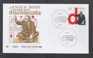 BRD 2000 FDC/Beleg - Arnold Bode "Vater der documenta" - Picture 1 of 1