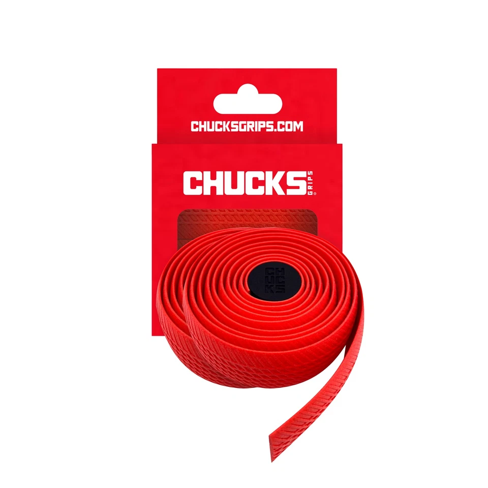 Red Silicone Handlebar Tape - Shock-Absorbing, Lightweight Grip 3mm Thickness - Image 1 of 1