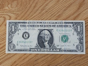 1963 B JOSEPH BARR RICHMOND DISTRICT FEDERAL RESERVE NOTE E91840103F - Picture 1 of 5