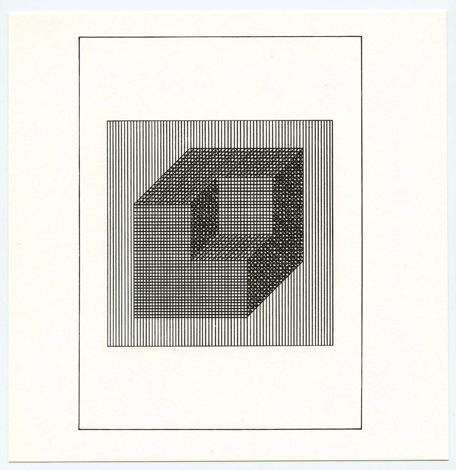 Sol LeWitt шелкография - напечатано в 1984 p - Изображение 1 из 1
