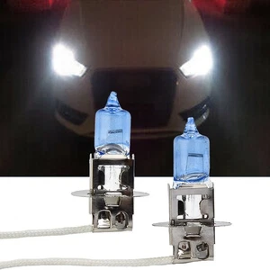 Fog Light Car Bulb Fog Lights Halogen Lamps Practical 1 Pair Xenon Look - Picture 1 of 12