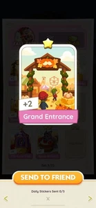Grand Entrance-Monoply Go Sticker Fast Sending - Picture 1 of 1