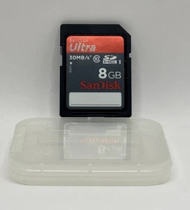 Sandisk Ultra 8GB SD Card - Memory Card for Digital Camera Class 10 30mb/s - Picture 1 of 1