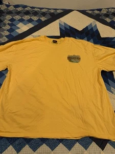 Harley Davidson T-Shirt 2016 Yellow Roatan Honduras Size 4XL - Picture 1 of 5