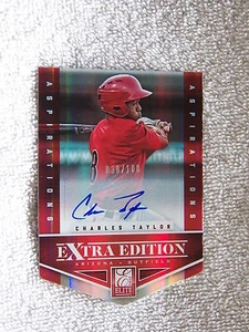 Carta Arizona Diamondbacks Charles Taylor firmata 2012 Elite Aspirazioni #30/100 - Foto 1 di 1