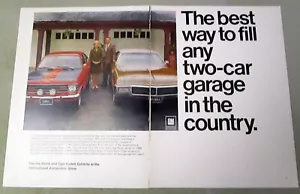 Buick Opel Rallye Kadett & Riviera 1968 anuncio impreso en color original - Imagen 1 de 1