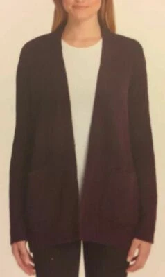 NUEVO CON ETIQUETAS Calvin Klein Jeans Suéter XXL Berenjena Cárdigan Frente Abierto 1339532 (1041) Foto 1 de 2