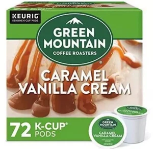 Green Mountain Coffee Roasters Caramel Vanilla Cream, Single-Serve Keurig K-Cup - Picture 1 of 6