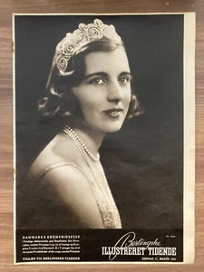 Queen Ingrid Denmark Complete Original Danish Magazine 1935 "Berlingske I.T" - Picture 1 of 3