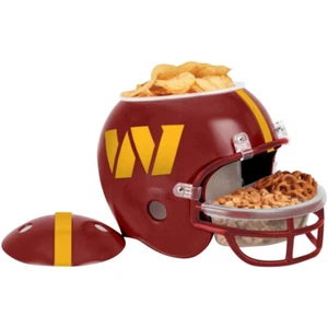 Casco calcio NFL Washington Commanders casco snack per ogni festa di calcio - Foto 1 di 1