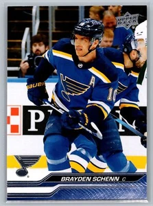 2023-24 Upper Deck #158 Brayden Schenn St. Louis Blues - Picture 1 of 2