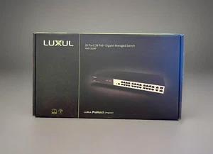 LUXUL 26-Port/24-Poe+ Gigabit Managed Switch - Picture 1 of 4
