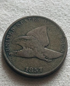 Penny centesimo aquila volante 1857 (CB1) - Foto 1 di 2