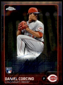 2015 TOPPS CHROME DANIEL CORCINO AR-DC NRMT-MT AUTOGRAPH CINCINNATI REDS - Picture 1 of 2