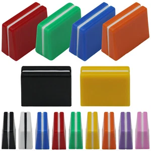 Breite 4 mm bunte DJ Crossfader Kappen - Mixer Knöpfe 4x1,2 mm Halterung - 9 Farben - Bild 1 von 10