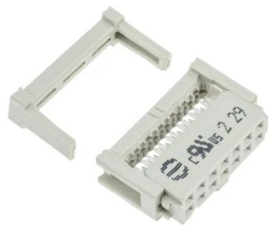 Harting SEK-18 Series 2.54mm Pitch Right Angle Cable Mount 14W IDC Connector - Image 1 of 3