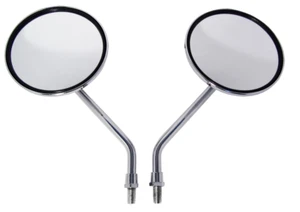 M10 Thread Mirror Set 38mm Thread Stem for UNIVERSAL e.g. Yamaha XT500 7-059 - Picture 1 of 3