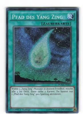 Yugioh PFAD DES YANG ZING , duea-de061 Secret Rare deutsch Excellent  - Bild 1 von 2
