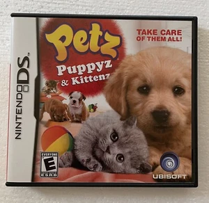 Petz: Puppyz & Kittenz (Nintendo DS, 2011) Manual Probado Ubisoft Estuche Usado en Excelente Condición - Imagen 1 de 11