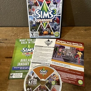 Die Sims 3 Jahreszeiten PC Erweiterungspaket Installation Code Broschüre - Bild 1 von 2