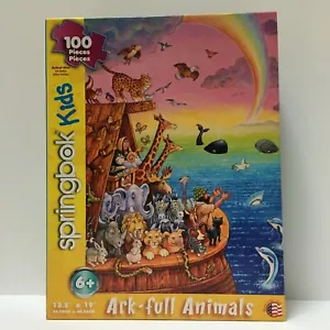 Springbok Puzzle Arca-Animales llenos 100 Piezas Noé Arco Iris 1JIG04202 - Imagen 1 de 7