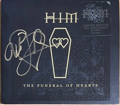 HIM ( Ville Valo ) - The Funeral of Hearts Digipak Maxi CD SIGNED / Signiert NEU - Bild 1 von 4