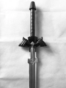 LEGEND OF ZELDA LINK MASTER SWORD FOAM LARP COSPLAY Black - Picture 1 of 3