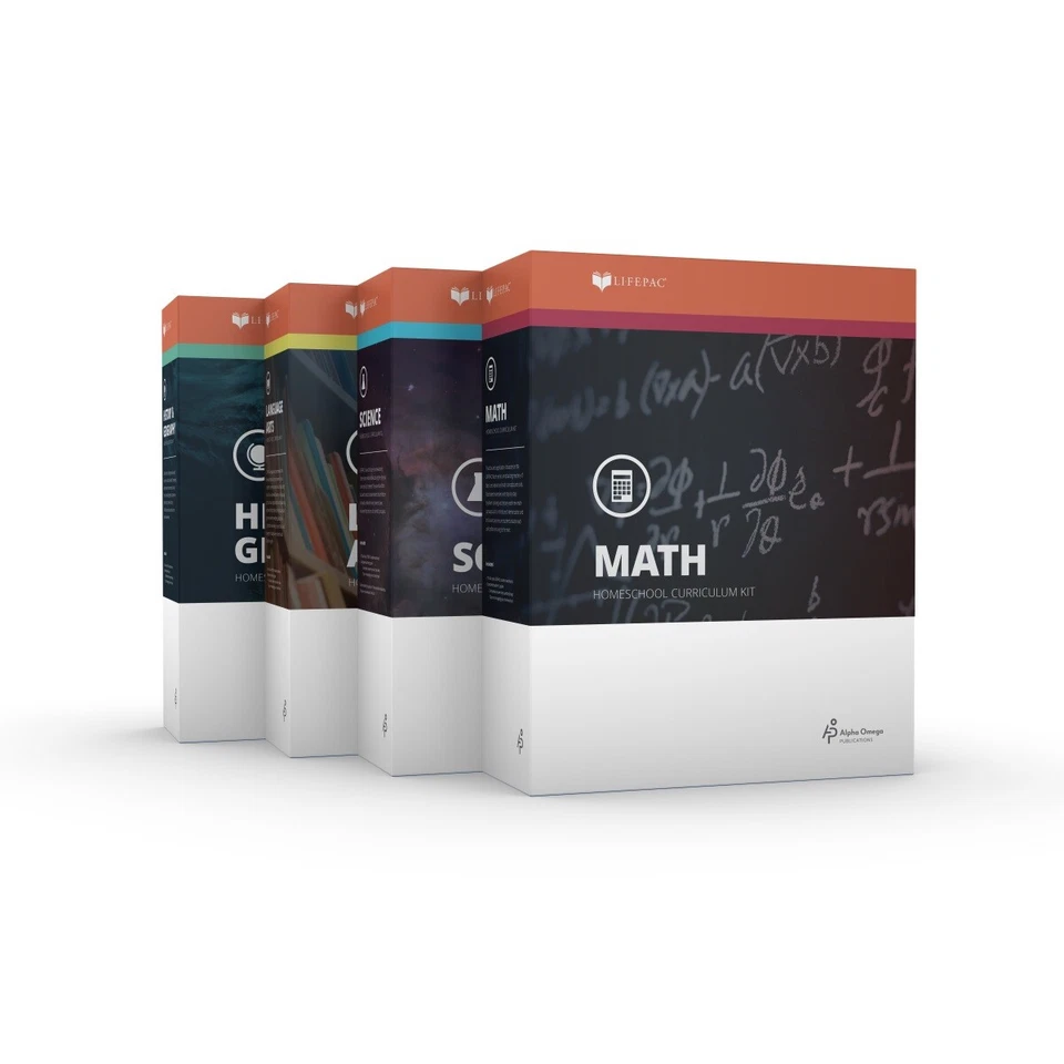 LIFEPAC Grade 6 CORE 4-Subject Box Set AOP Homeschool CSS0600B - Image 1 of 1