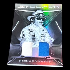 Richard Petty JET BLACK 2022 PANINI CHRONICLES Race Used Uniform FIRESUIT card