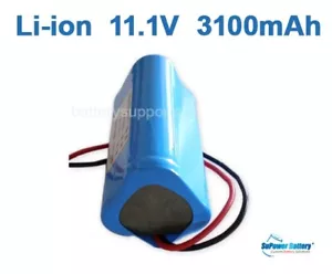 10.8V 11.1V 12V 12.6V 3100mAh 3S 2A LiMnO2 Li-ion triangle Battery brick PCB PCM - Picture 1 of 3
