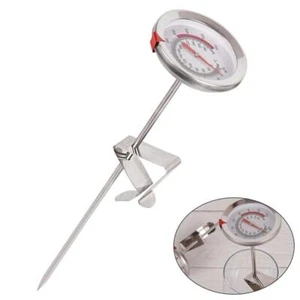 Deep Fry Thermometer Stainless Steel Probe Instant Read Dial BBQ Grill Kitchen - Picture 1 of 11